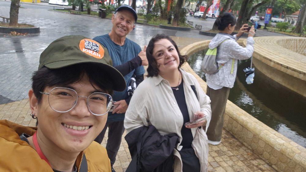 Hanoi City Highlights Walking Tour with Guests at Ho Chi Minh Mausoleum